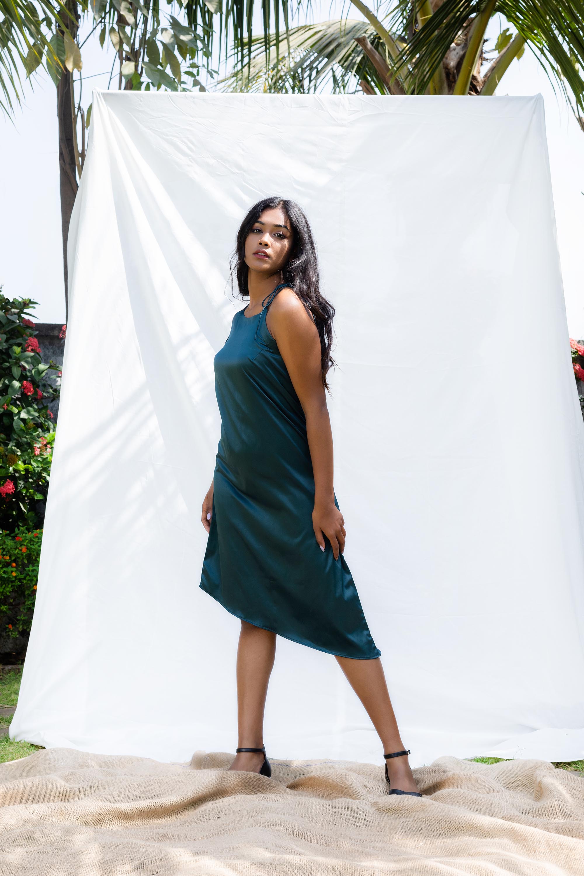 Emerald Slip Dress